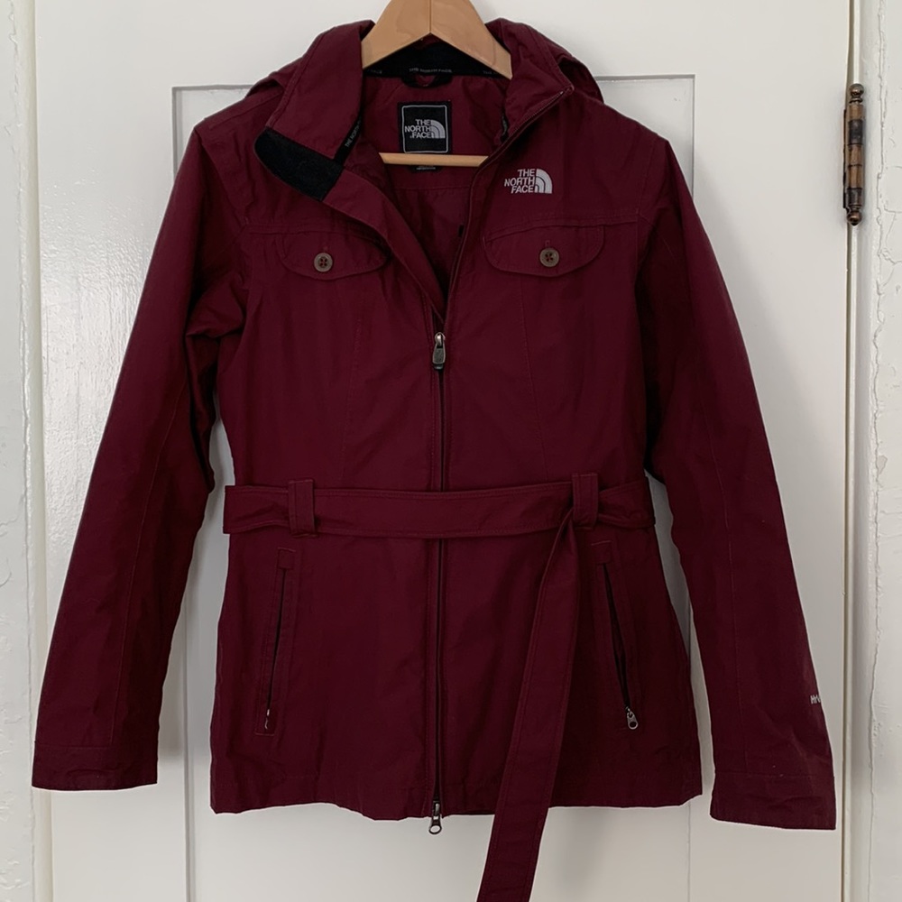 The North Face | trench style rain jacket